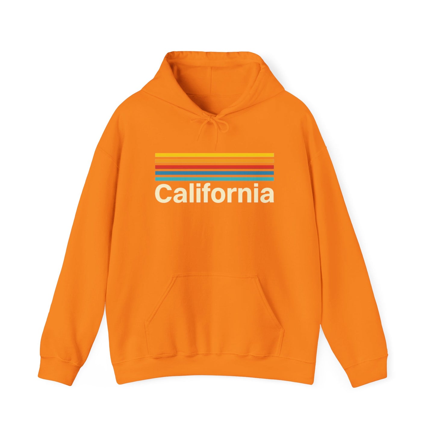 California State Graphic Hoodie Heavy Blend Sweatshirt NEW
