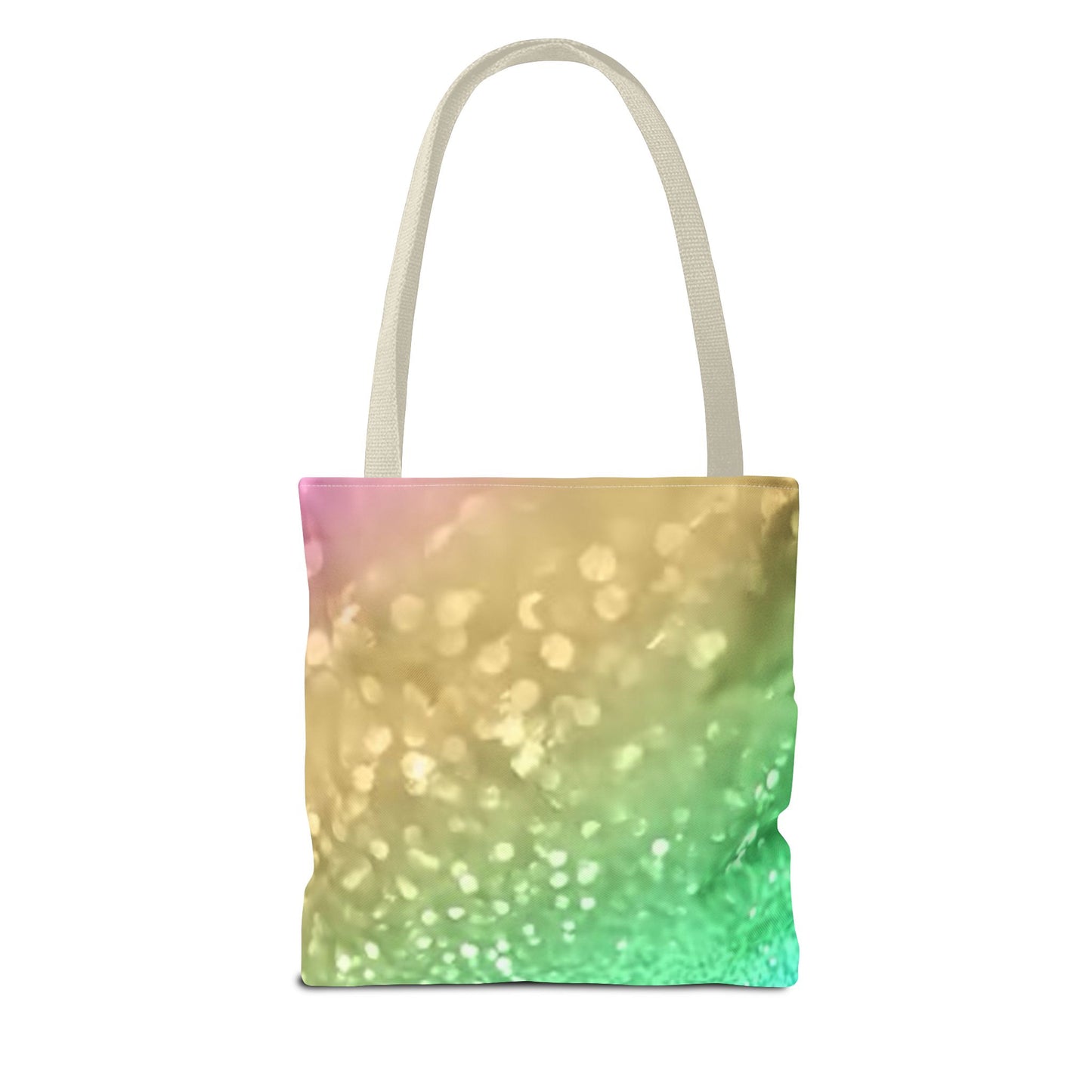 Rainbow Glitter Tote Bag (AOP) Brand New