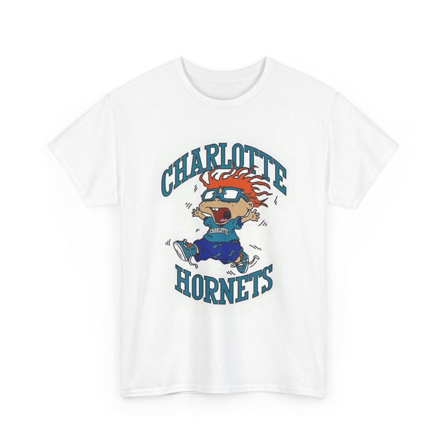 Charlotte Hornets Graphic T Shirt Rugrats Vintage La Melo Unisex Heavy Cotton