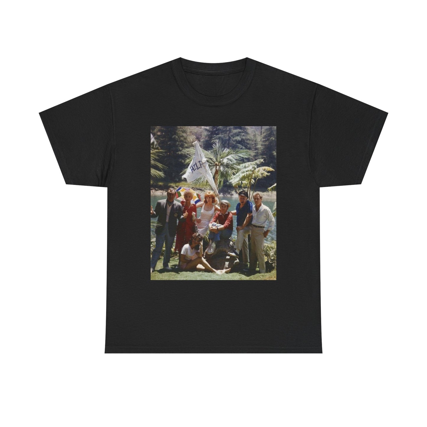 Gilligan's Island Cast Graphic T Shirt Vintage Tv Series Unisex Heavy Cotton Tee