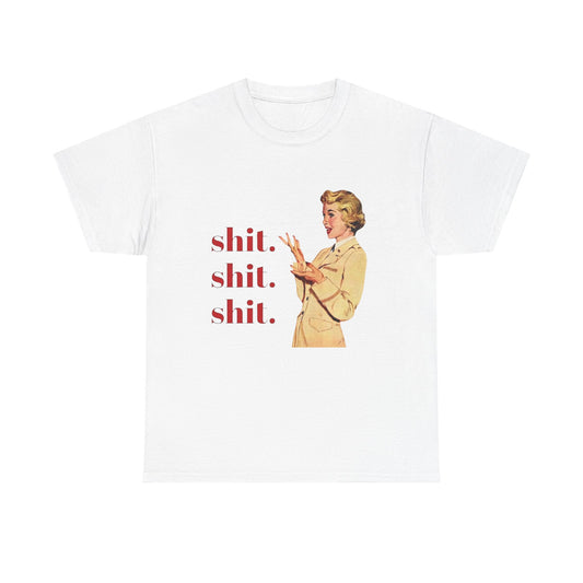 Funny Pinup Model Graphic T Shirt Unisex Heavy Cotton Tee