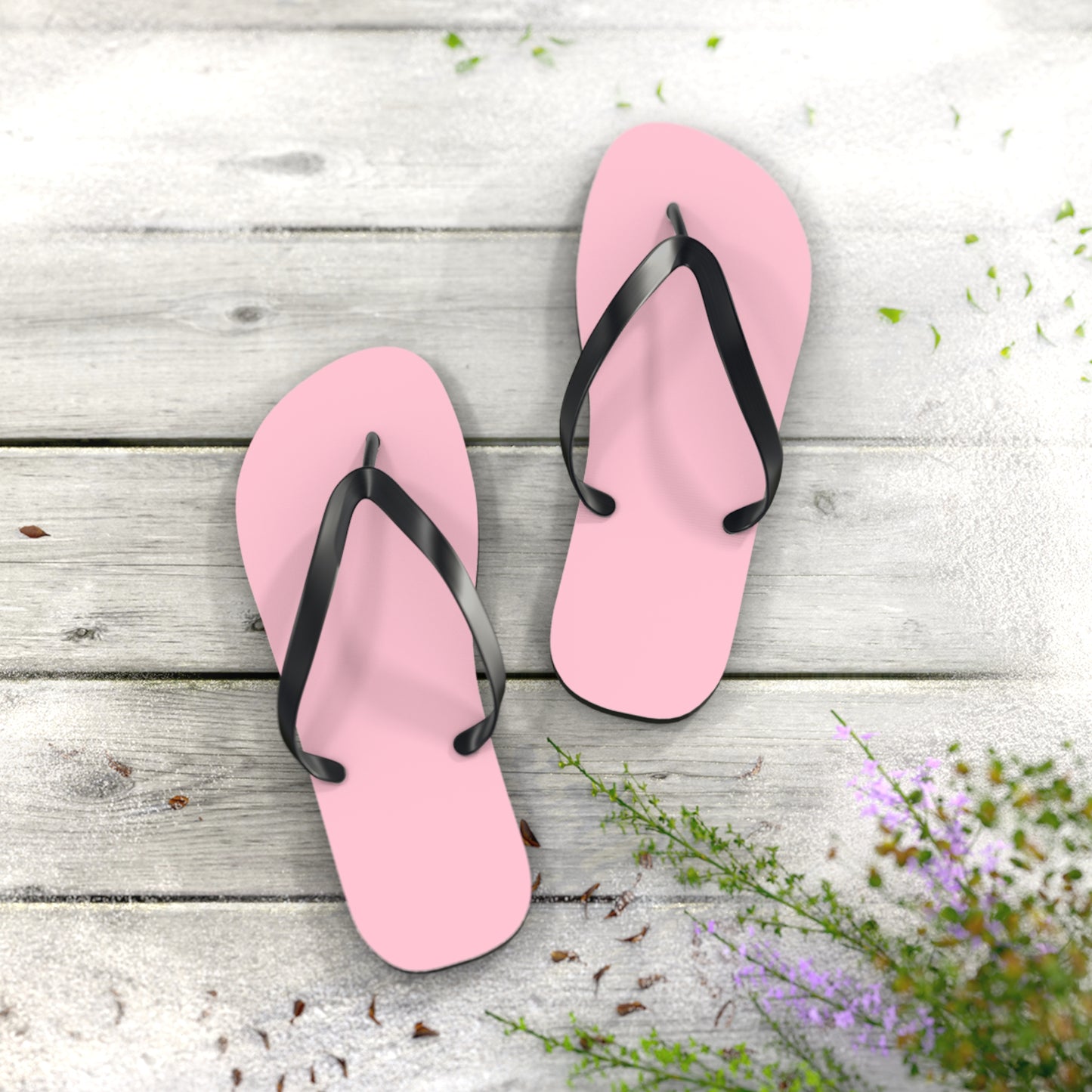Light Pink Summer Sandals, Beach Shoes, Vacation Flip Flops, Pool Slides