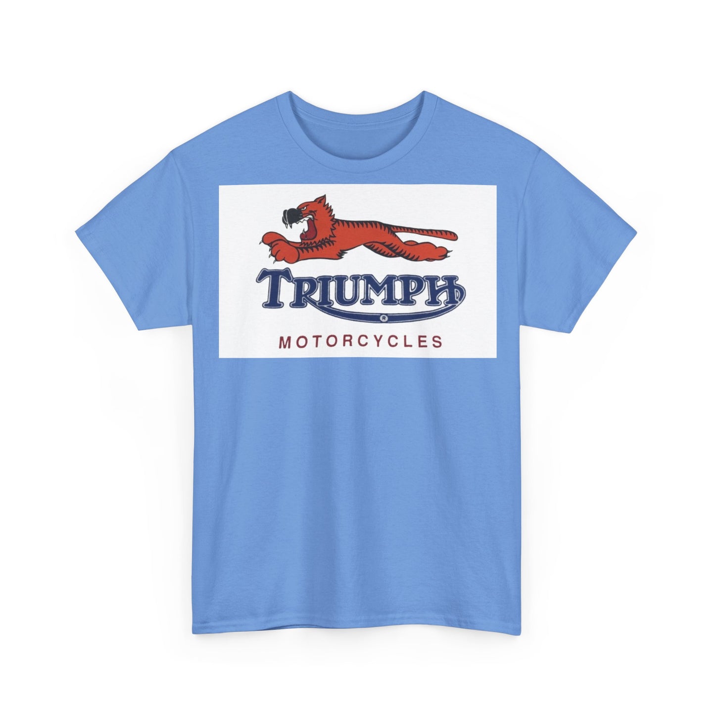 Triumph T-shirt vintage motorcycles nostalgia Tiger Unisex Heavy Cotton Tee