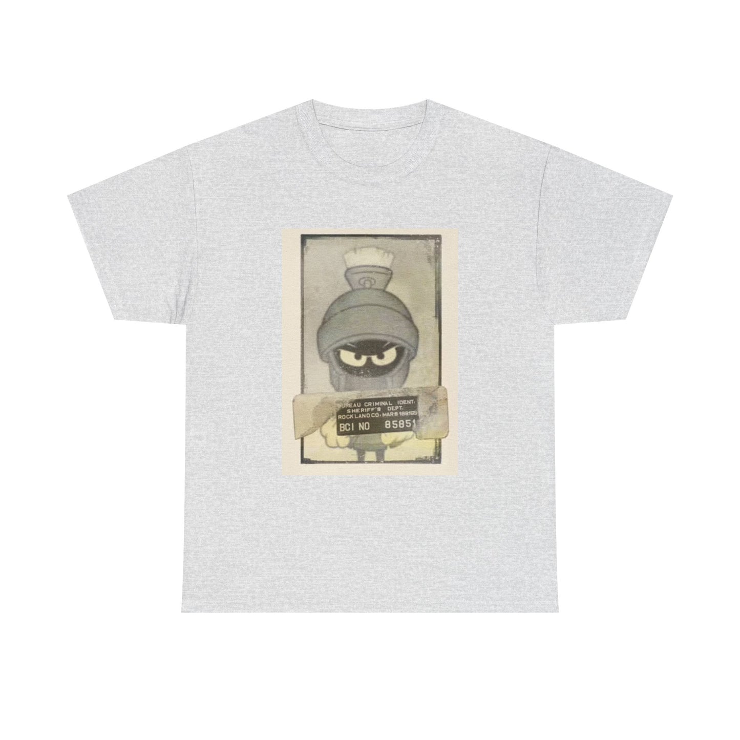 Marvin The Martian Vintage Poster Shirt Space Retro Unisex Heavy Cotton Tee