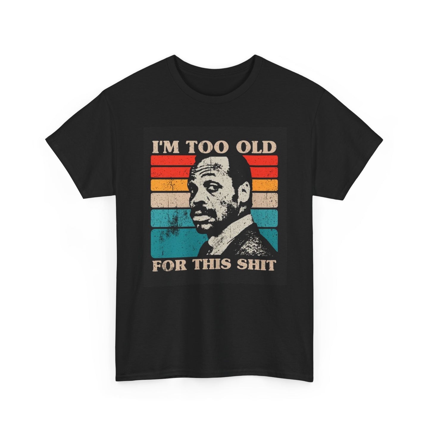 Lethal Weapon Graphic T Shirt Im Too Old Funny 90s Unisex Heavy Cotton Tee