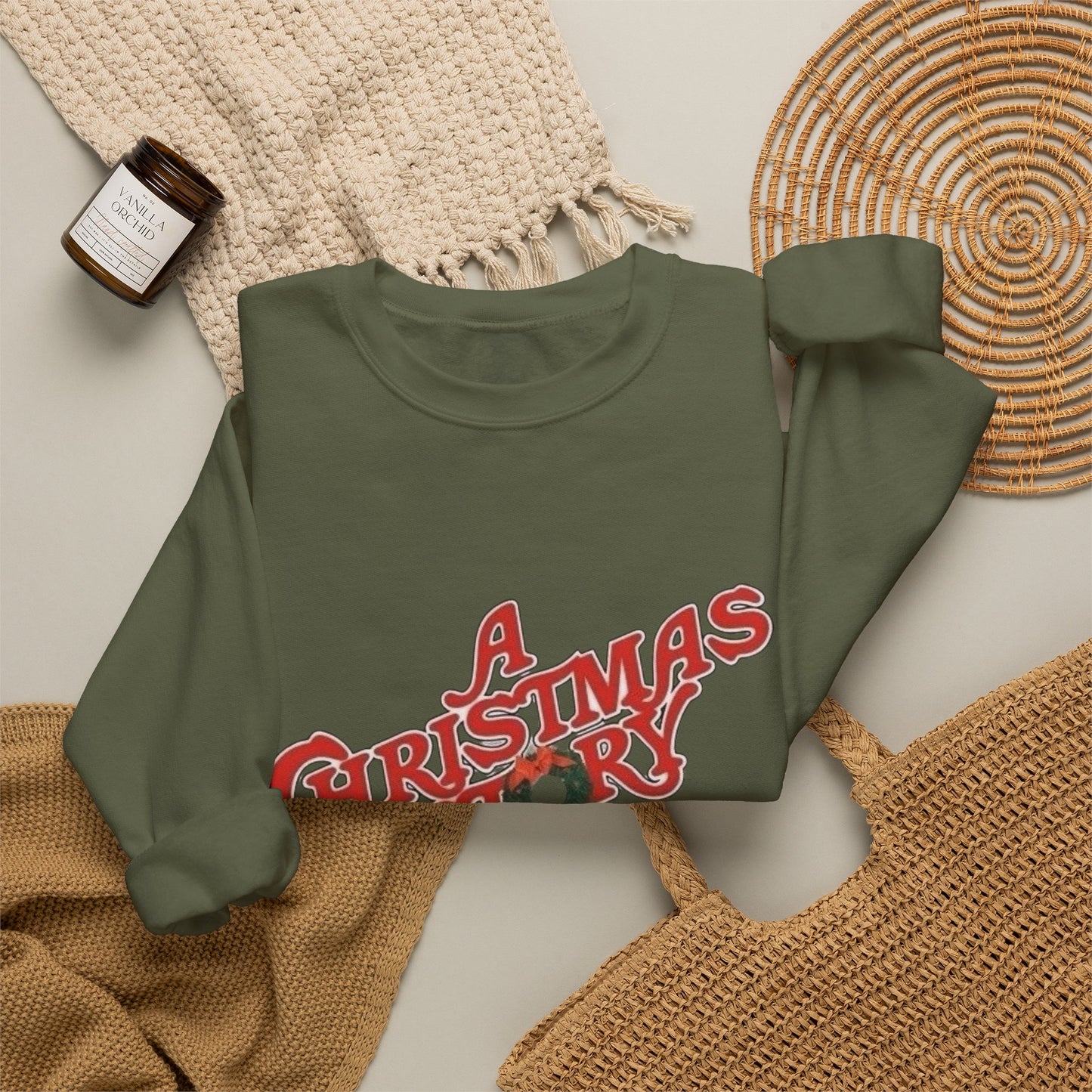 A Christmas Story Vintage Sweater NEW Unisex Heavy Blend™ Crewneck Sweatshirt