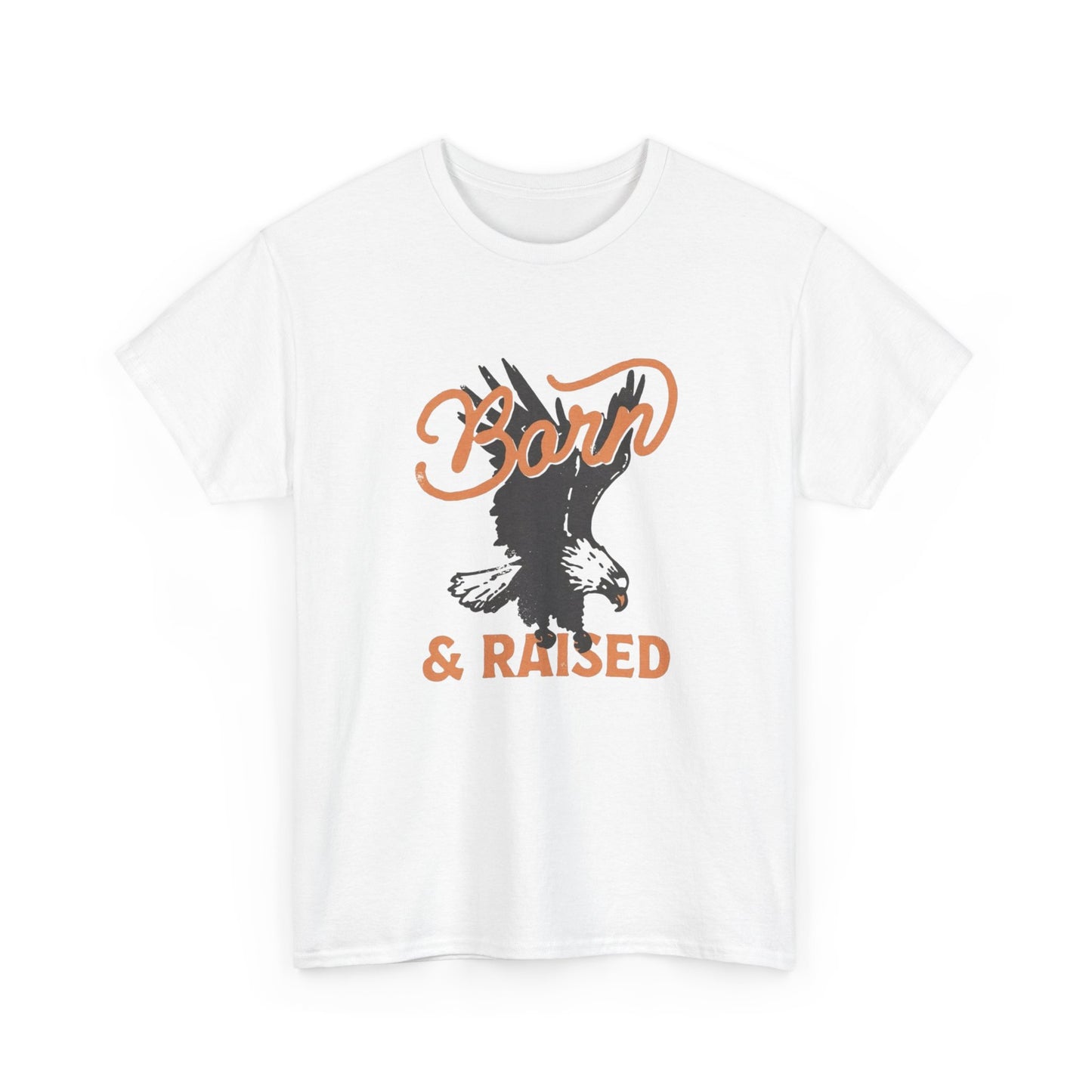 Born And Raised Free Bird Graphic T Shirt Unisex Heavy Cotton Tee Gift
