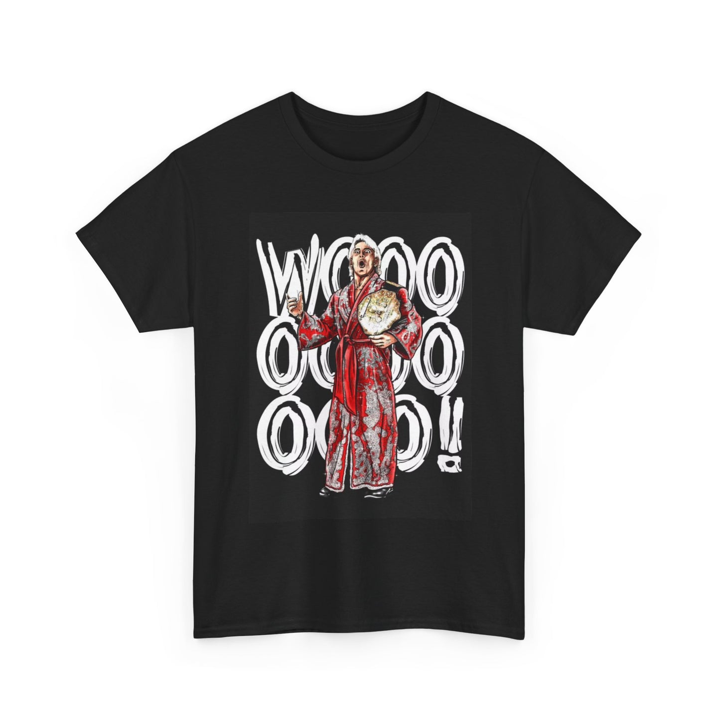 Ric Flair Tshirt Vintage Wrestling Graphic Charlotte UFC Unisex Heavy Cotton Tee