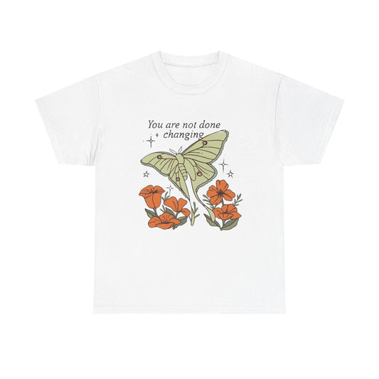 Beautiful Butterfly Graphic T Shirt Unisex Heavy Cotton Tee