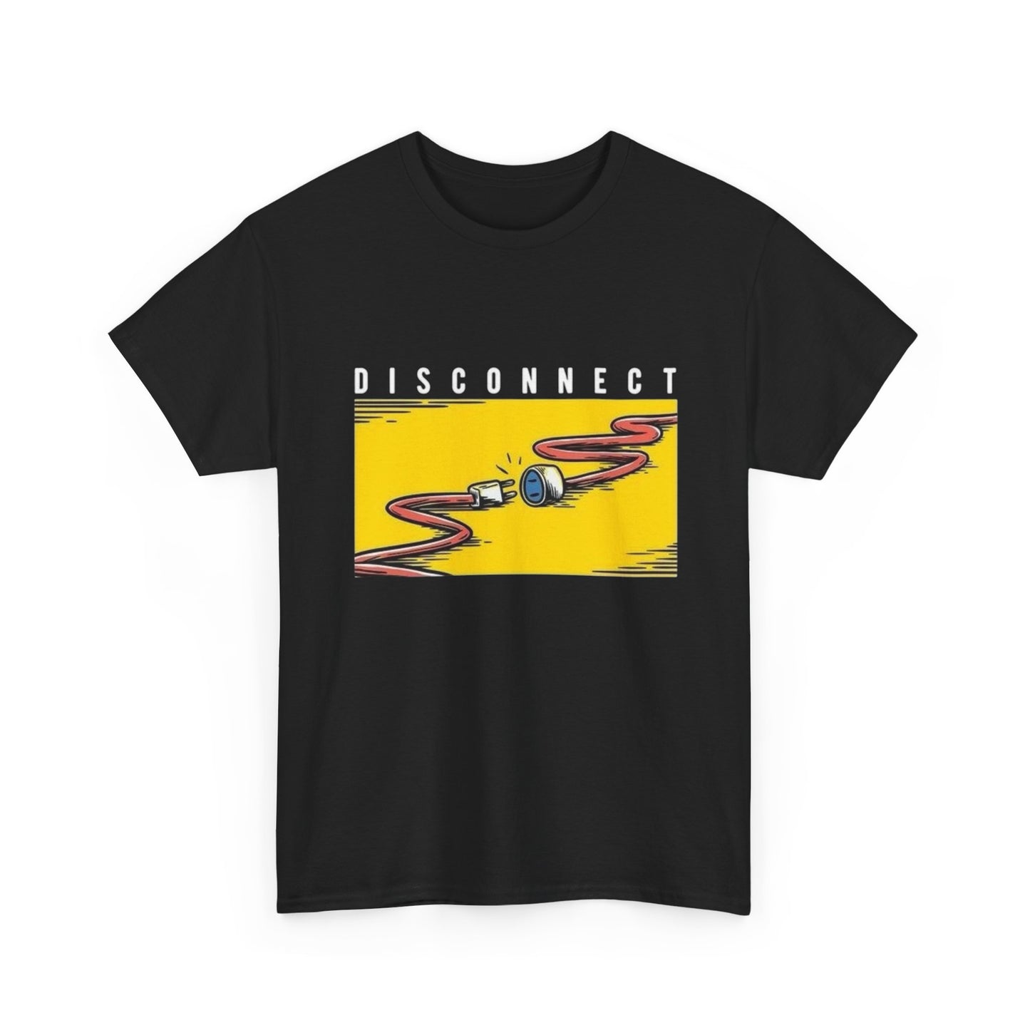 Disconnect From Reality Graphic T Shirt Heavy Cotton Tee NEW ADULT UNISEX
