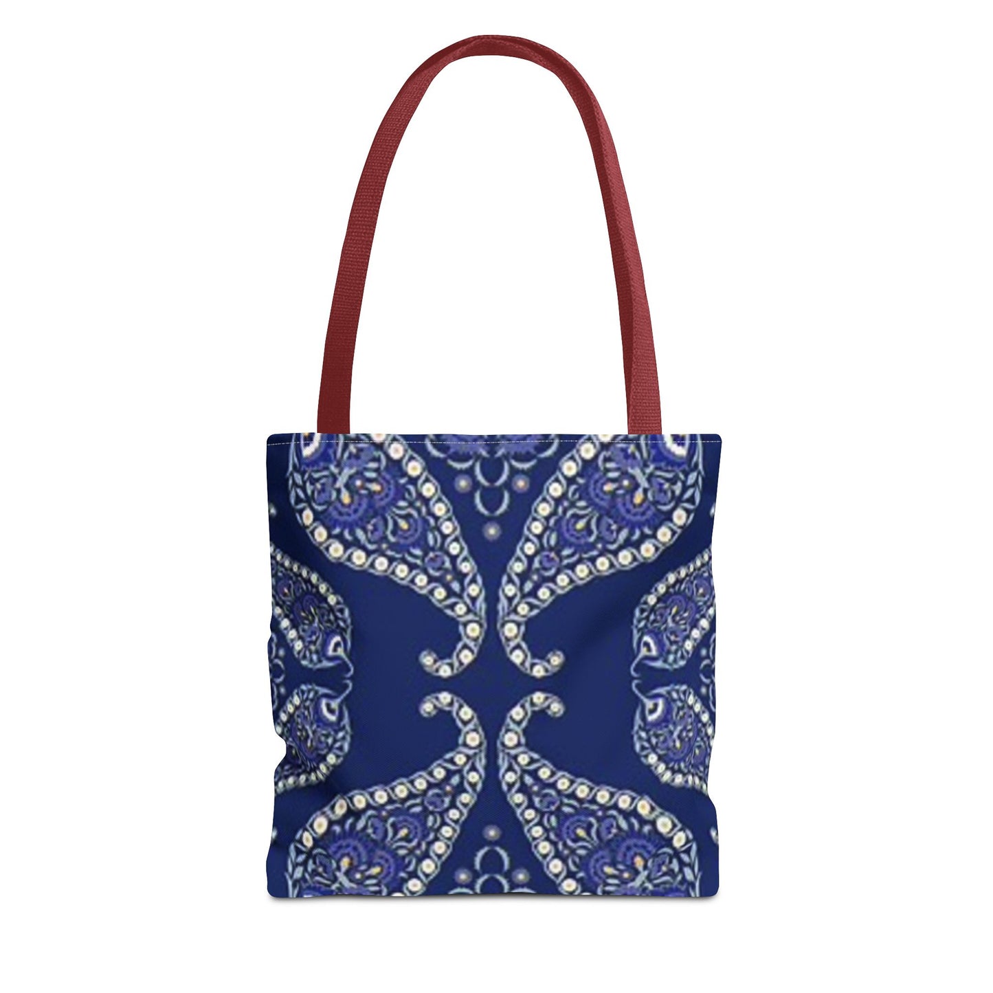Blue And White Paisley Multi Color BRAND NEW MODERN Tote Bag (AOP)