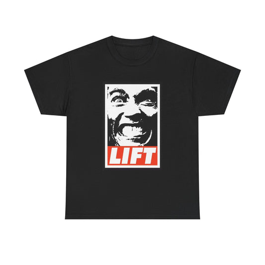 Arnold Schwarzenegger Tshirt Lift Gym Clothes Funny Gift Unisex Heavy Cotton Tee