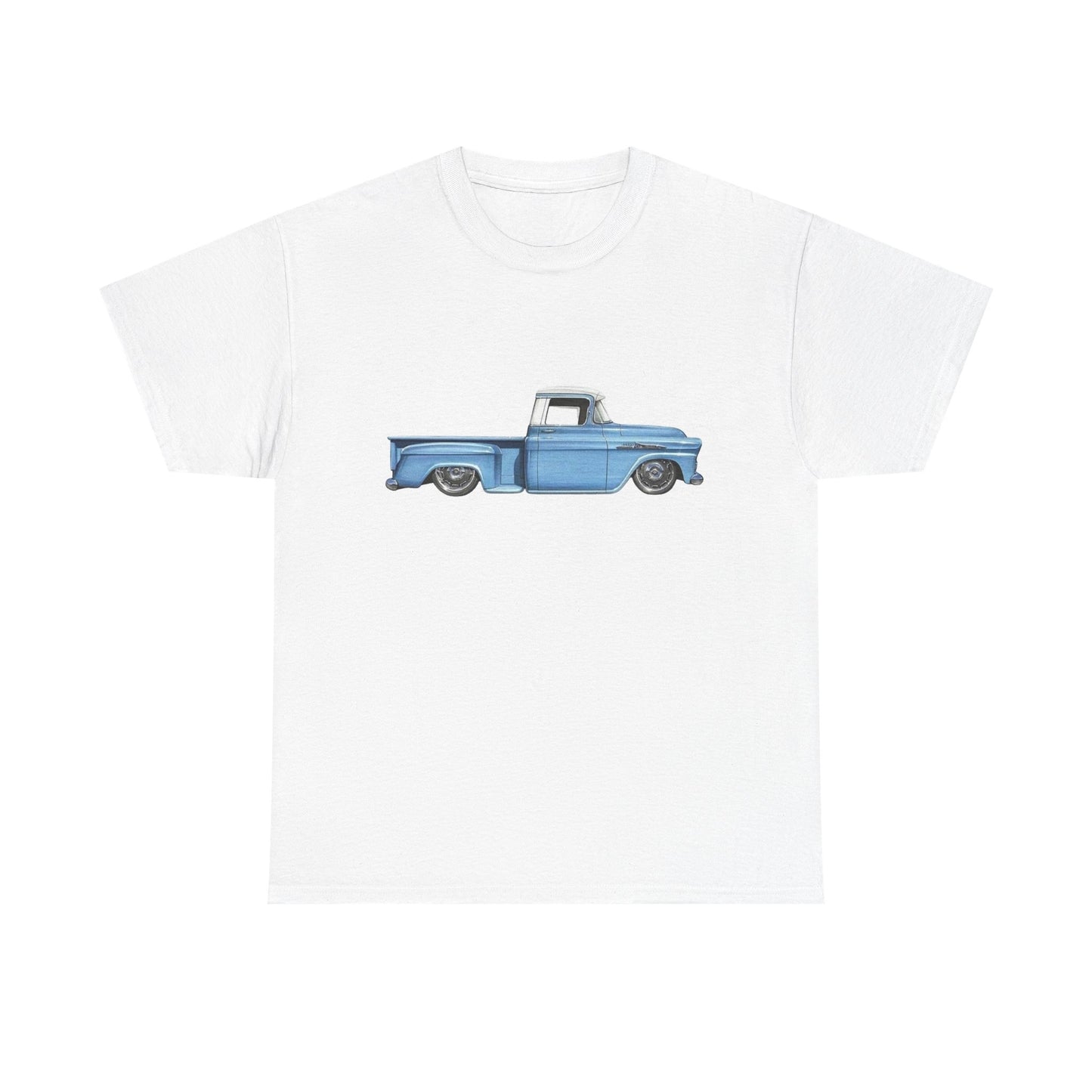 Vintage Chevrolet Pickup 60's Graphic T Shirt Unisex Heavy Cotton Tee NEW
