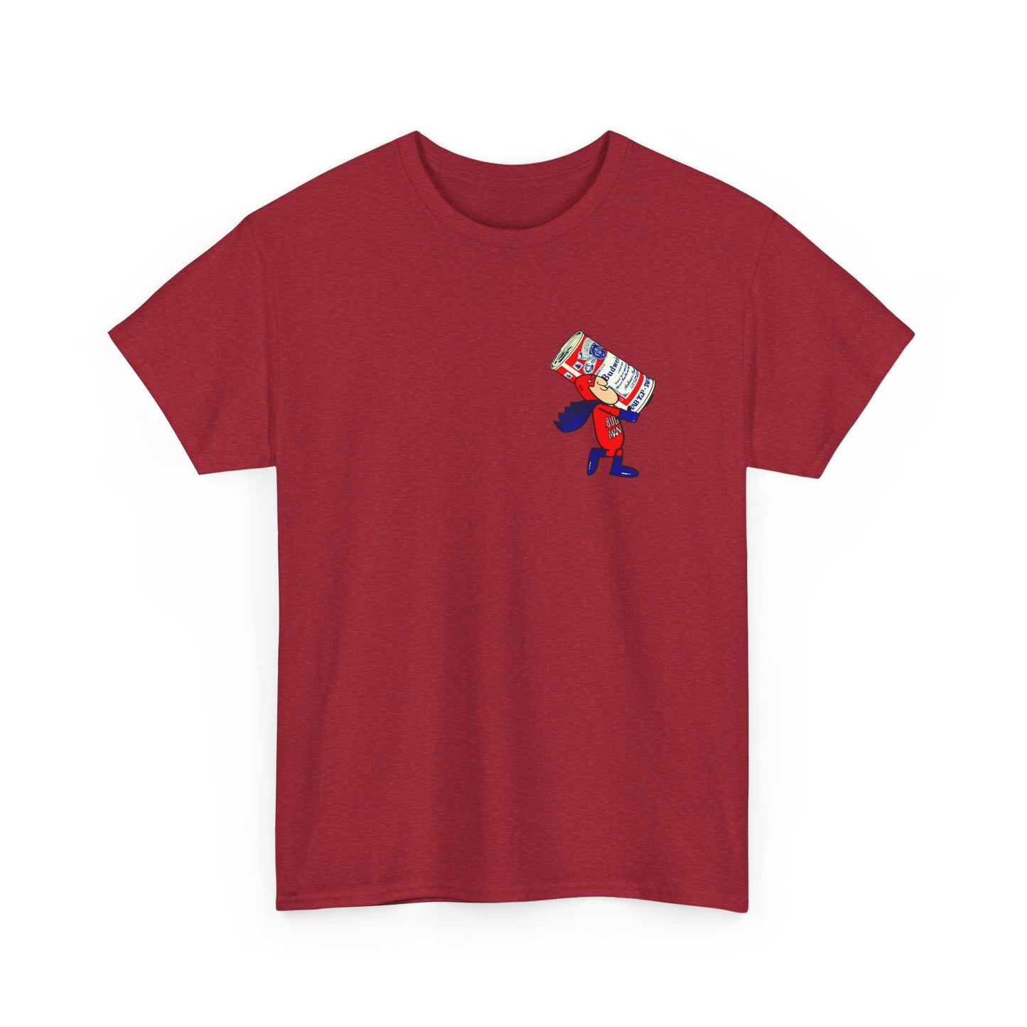 Budman Vintage Beer Graphic T Shirt Unisex Heavy Cotton Tee