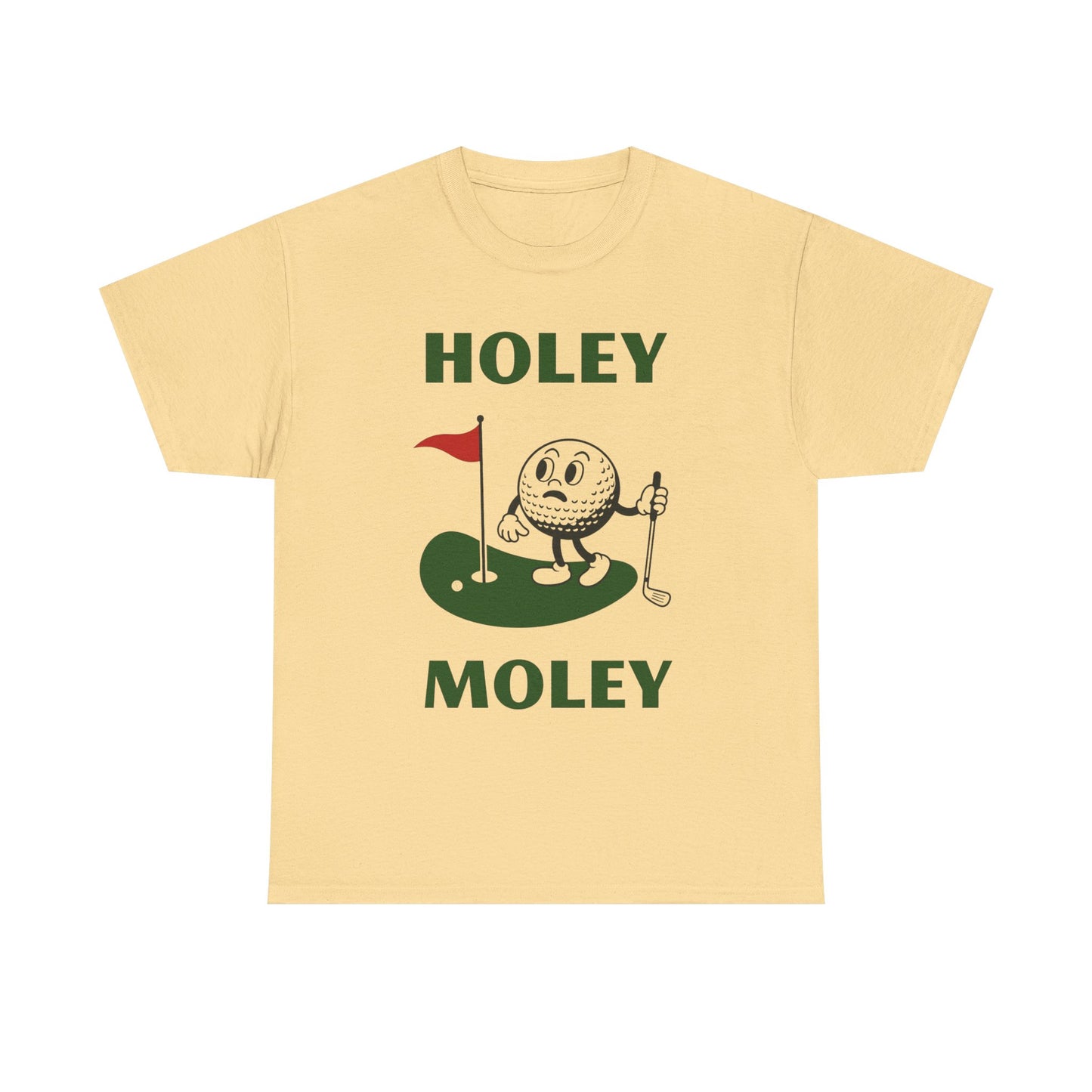 Holey Moley Golf Graphic T Shirt ADULT NEW