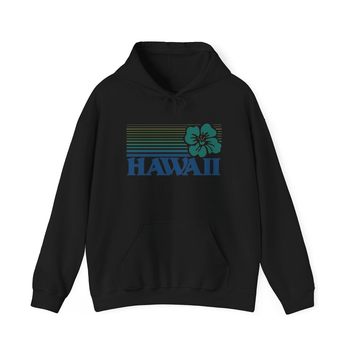 Hawaii Surfing Graphic Hoodie Unisex Heavy Blend™ Hooded Sweatshirt