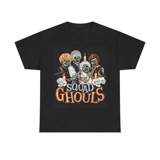 Squad Goals Shirt Funny Ghouls and Goblins Graphic Unisex Heavy Cotton Tee