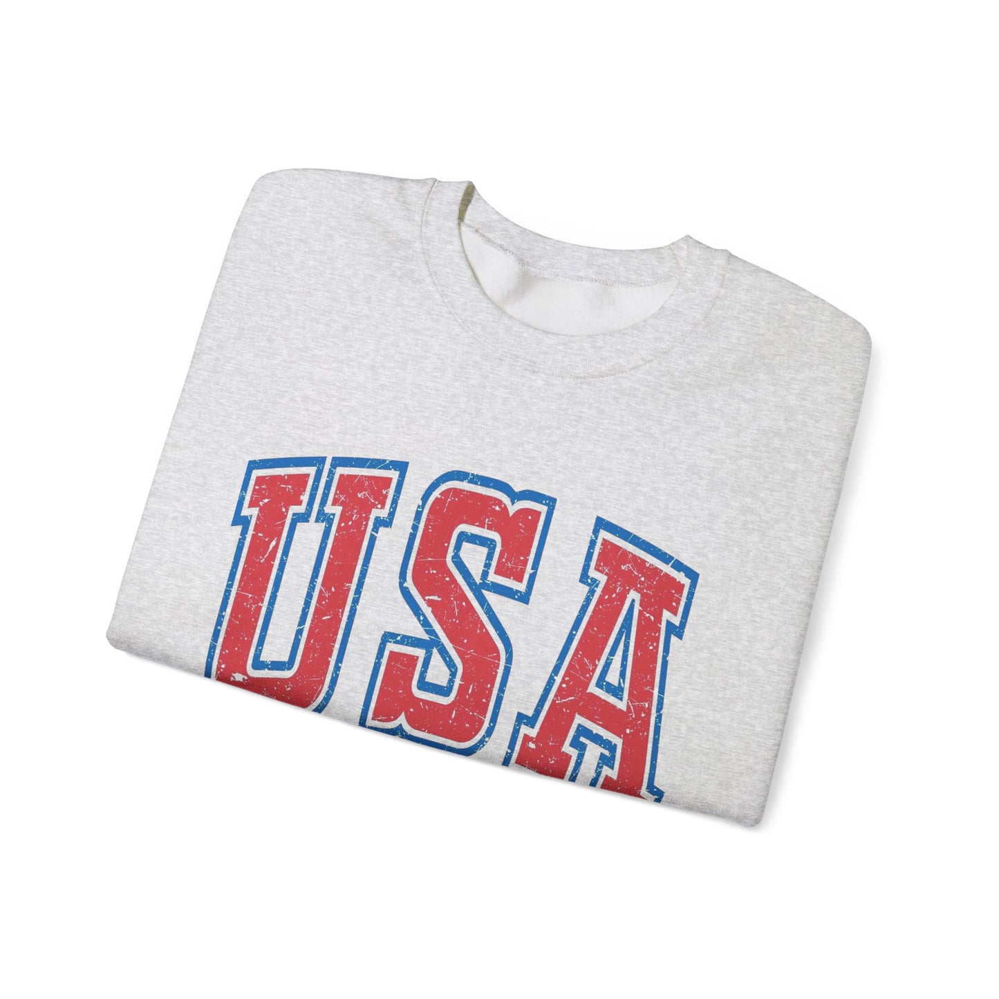 USA Est 1776 American Flag Sweater NEW Unisex Heavy Blend™ Crewneck Sweatshirt