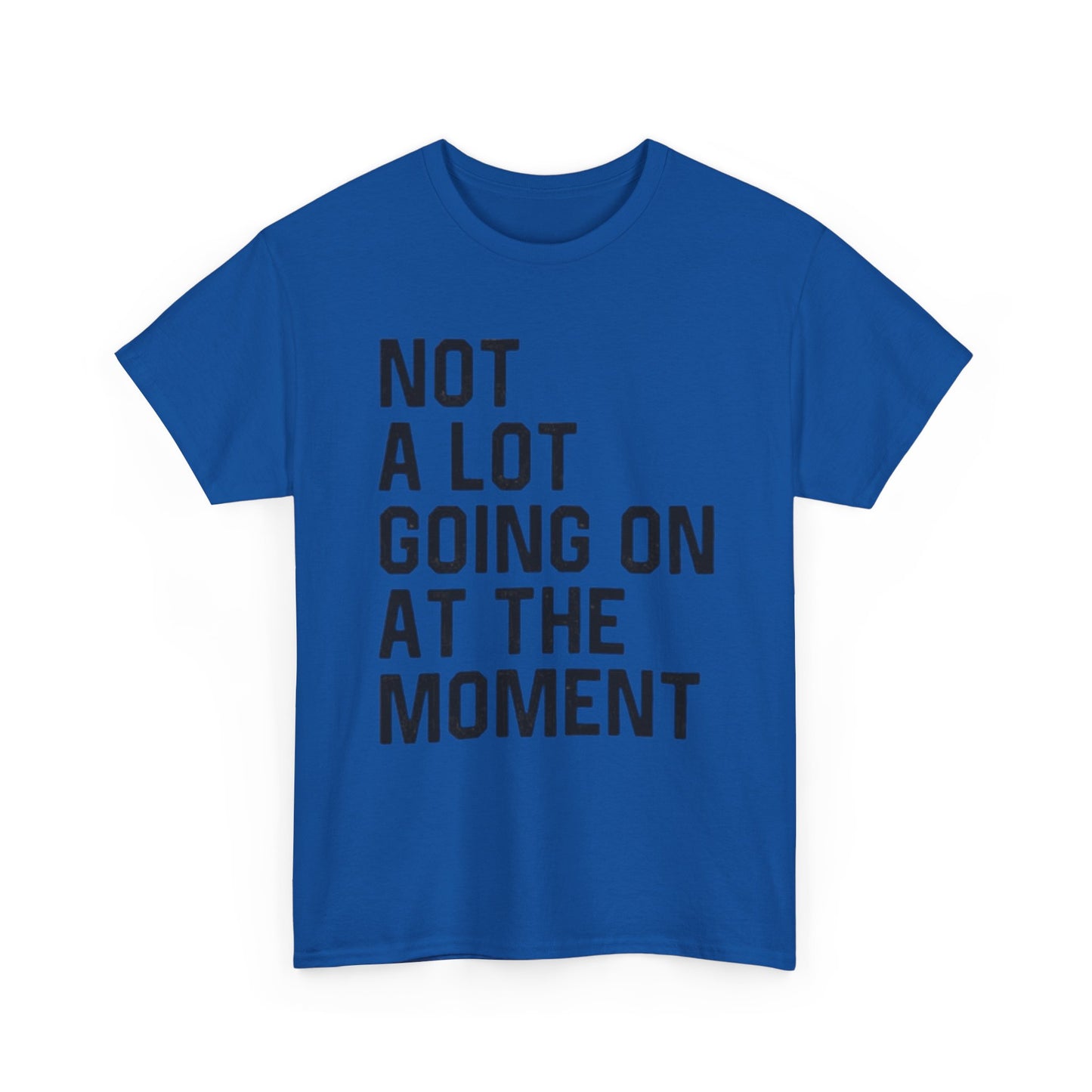 Not A Lot Going On T Shirt Funny Graphic Jokes Relax Vacation Unisex