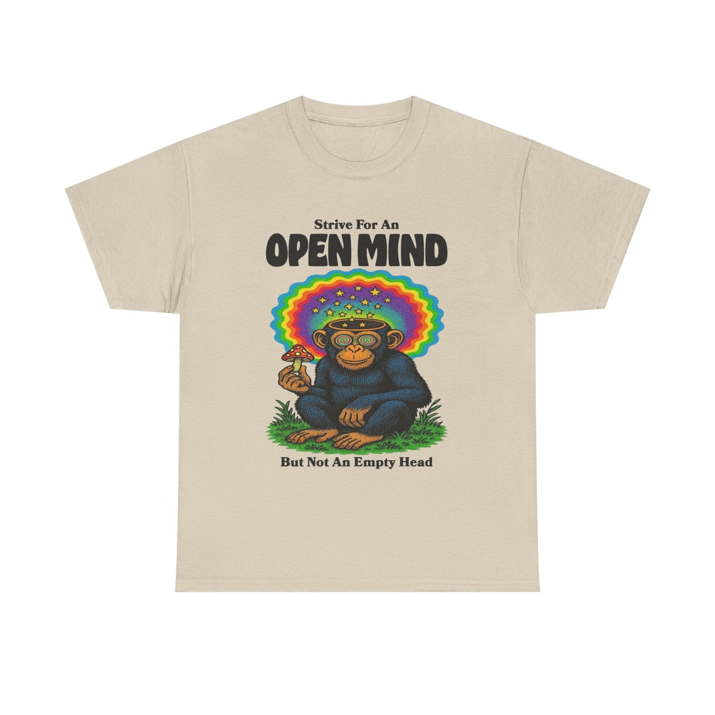 Strive For An Open Mind Graphic T-Shirt Unisex Heavy Cotton Tee Gift
