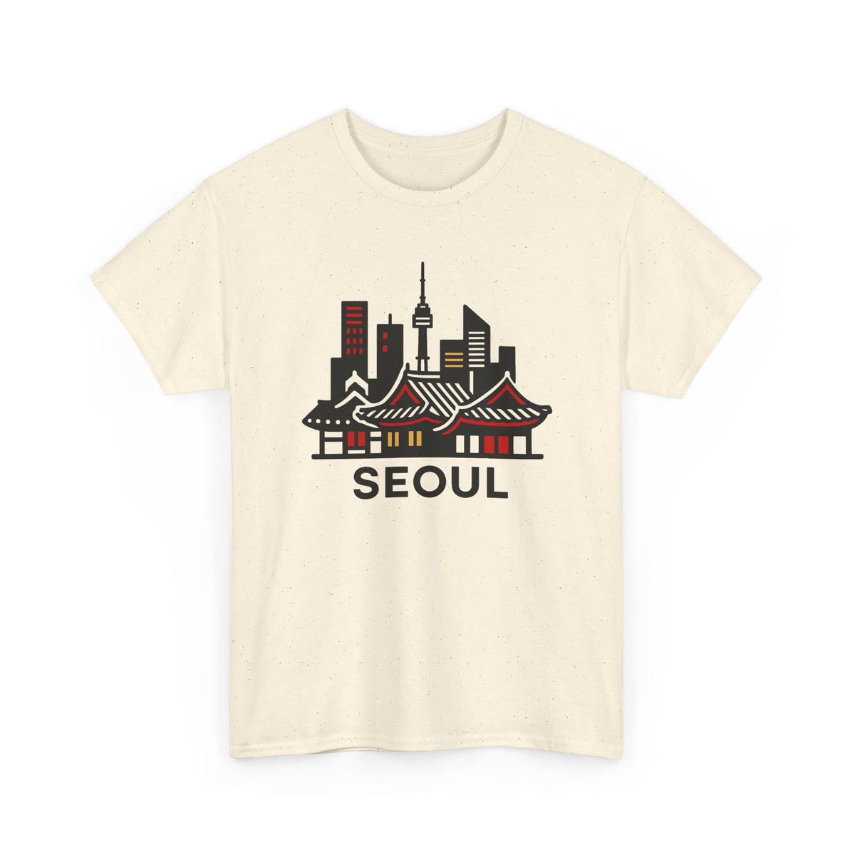 Seoul South Korea Graphic T Shirt Men's Heavy Cotton Tee