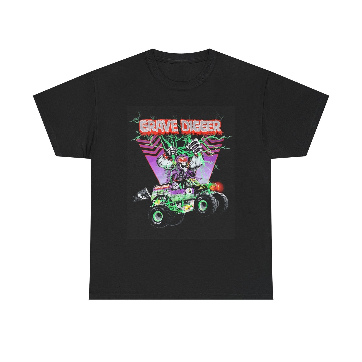 Monster Truck Graphic T Shirt Retro Merch Unisex Heavy Cotton Tee