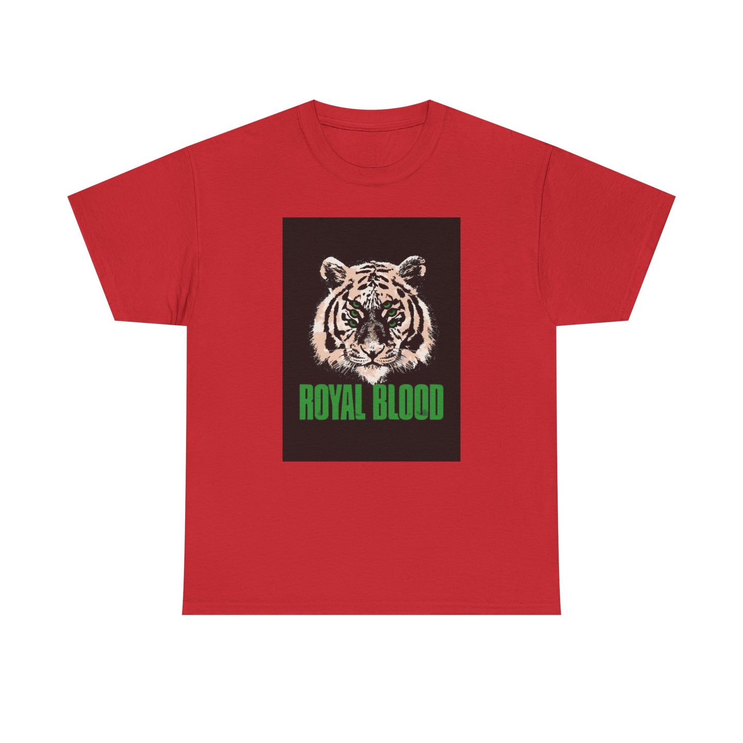 Royal Blood Tshirt Rock band Graphic Tiger Unisex Heavy Cotton Tee Vintage art