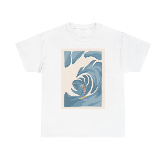 Surfing Graphic T Shirt Vintage Hawaii Unisex Heavy Cotton Tee