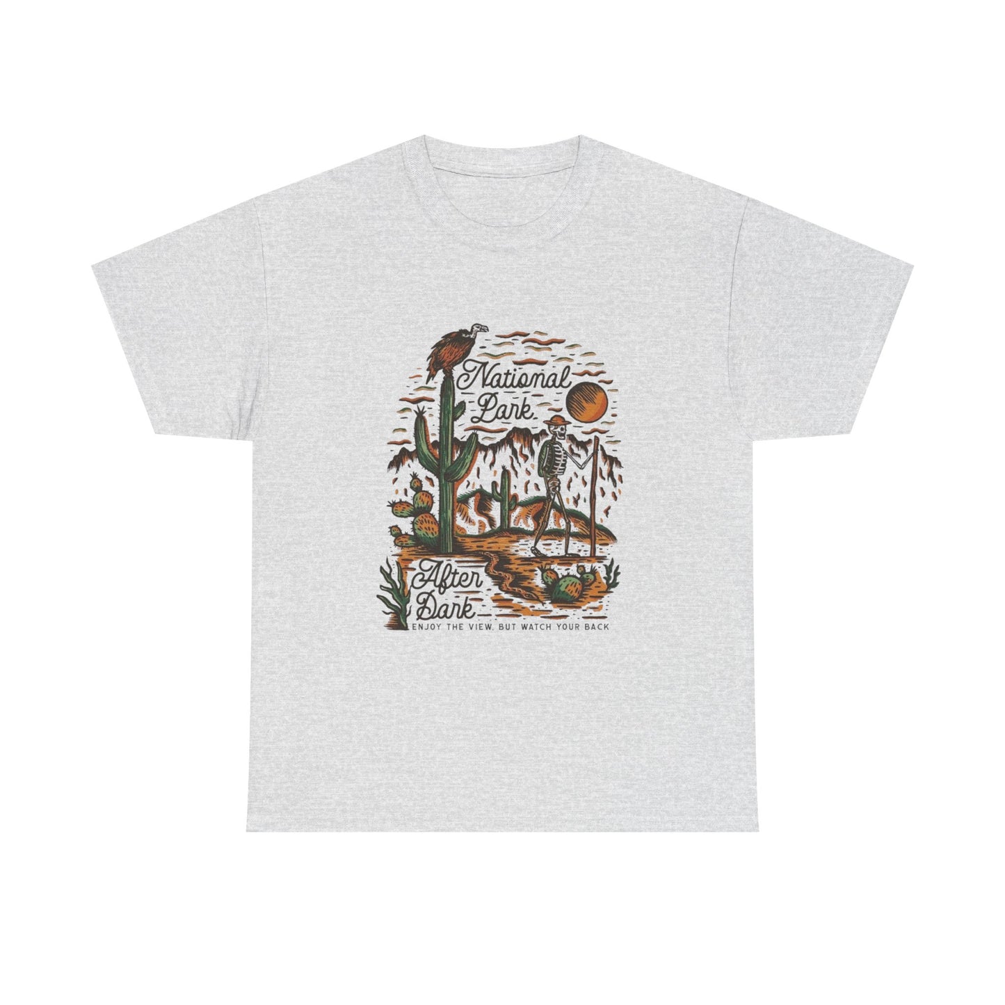 National Park After Dark Graphic T Shirt Unisex Heavy Cotton Tee