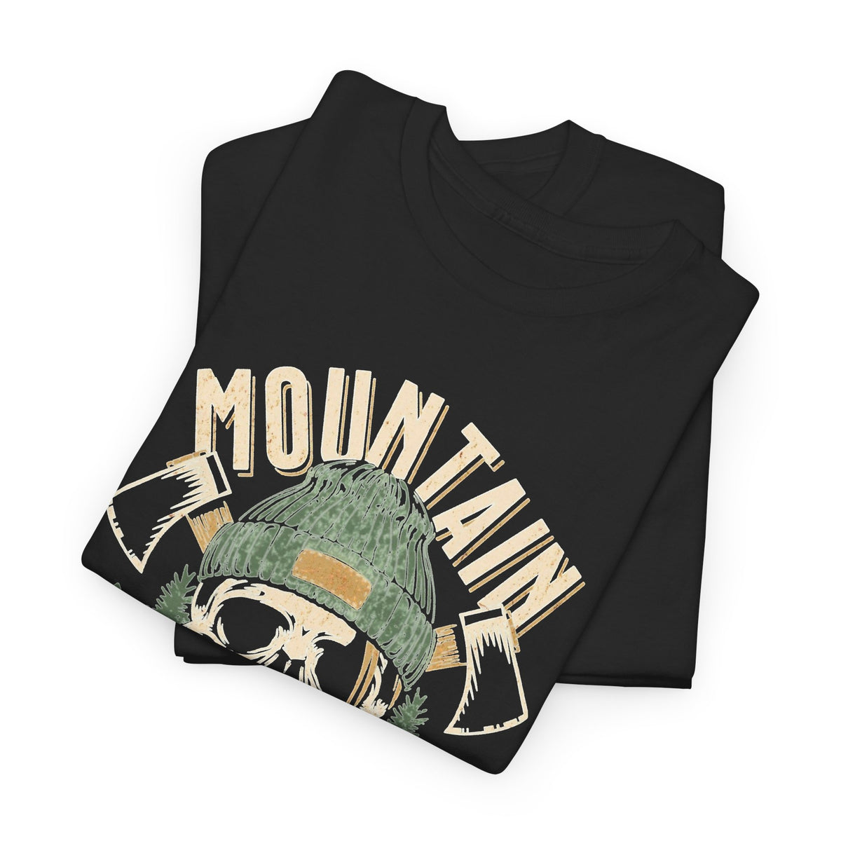 Mountain Daddy Graphic T Shirt Camping Men's Heavy Cotton Tee