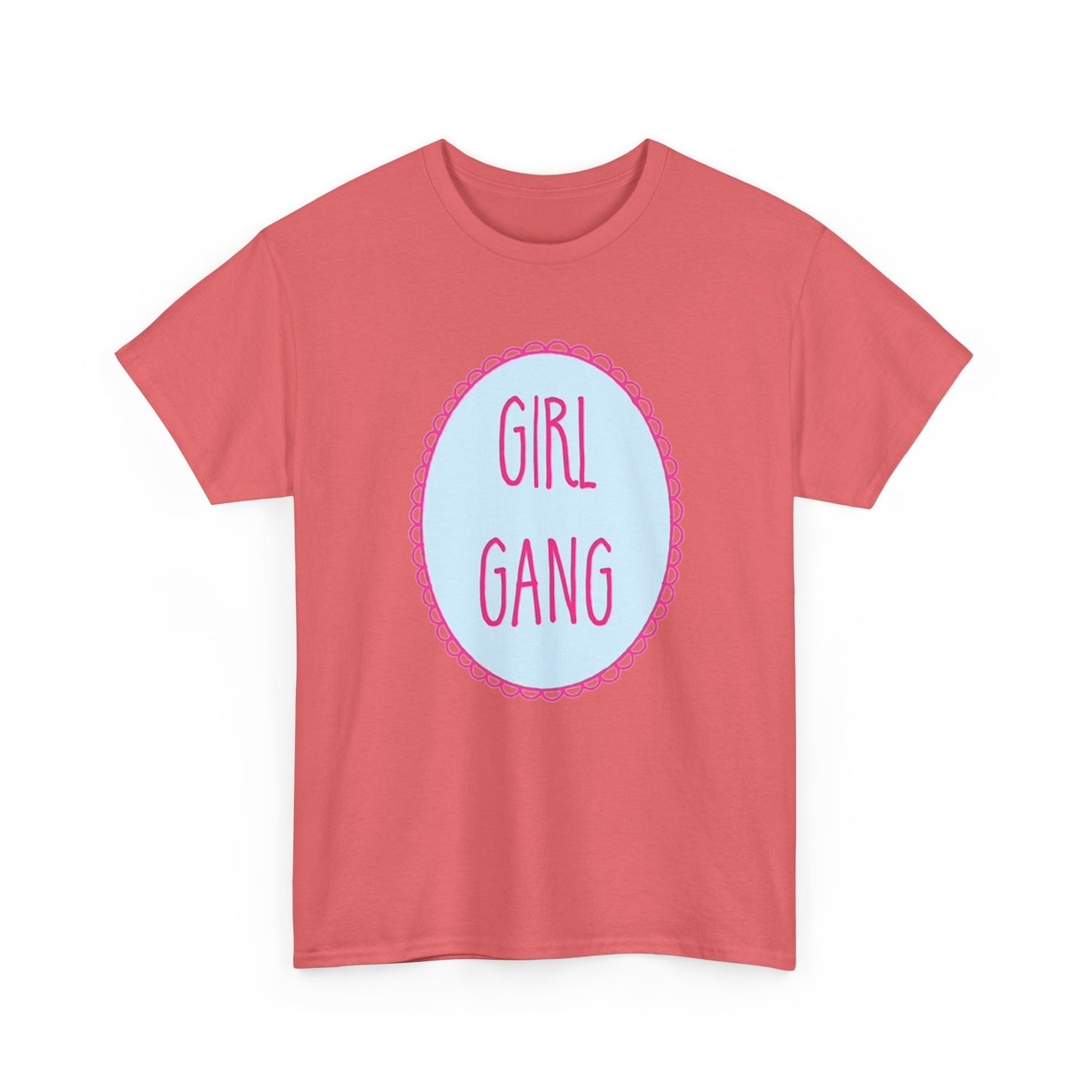 Girl Gang T Shirt Baby Shower Reveal Graphic Unisex Heavy Cotton Tee