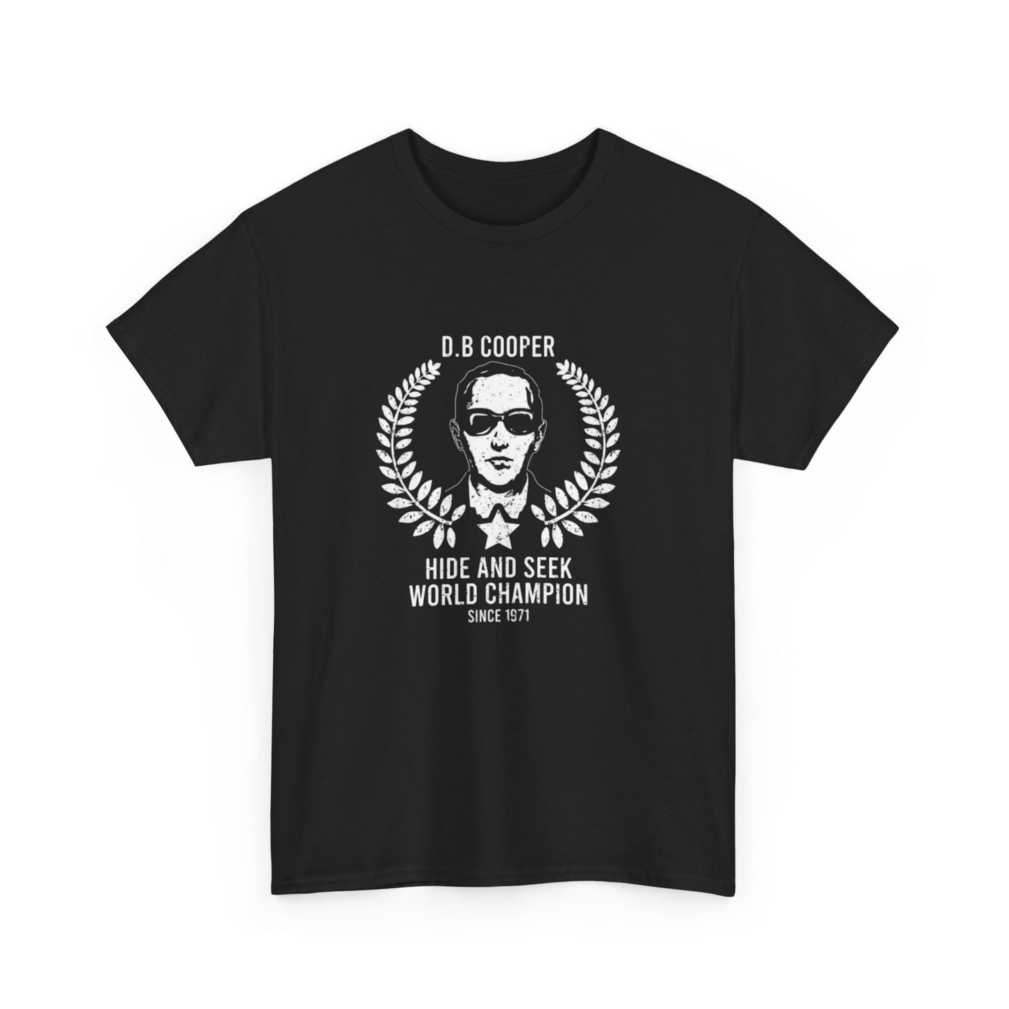DB Cooper Hide And Seek Graphic T Shirt ADULT NEW Unisex Heavy Cotton Tee
