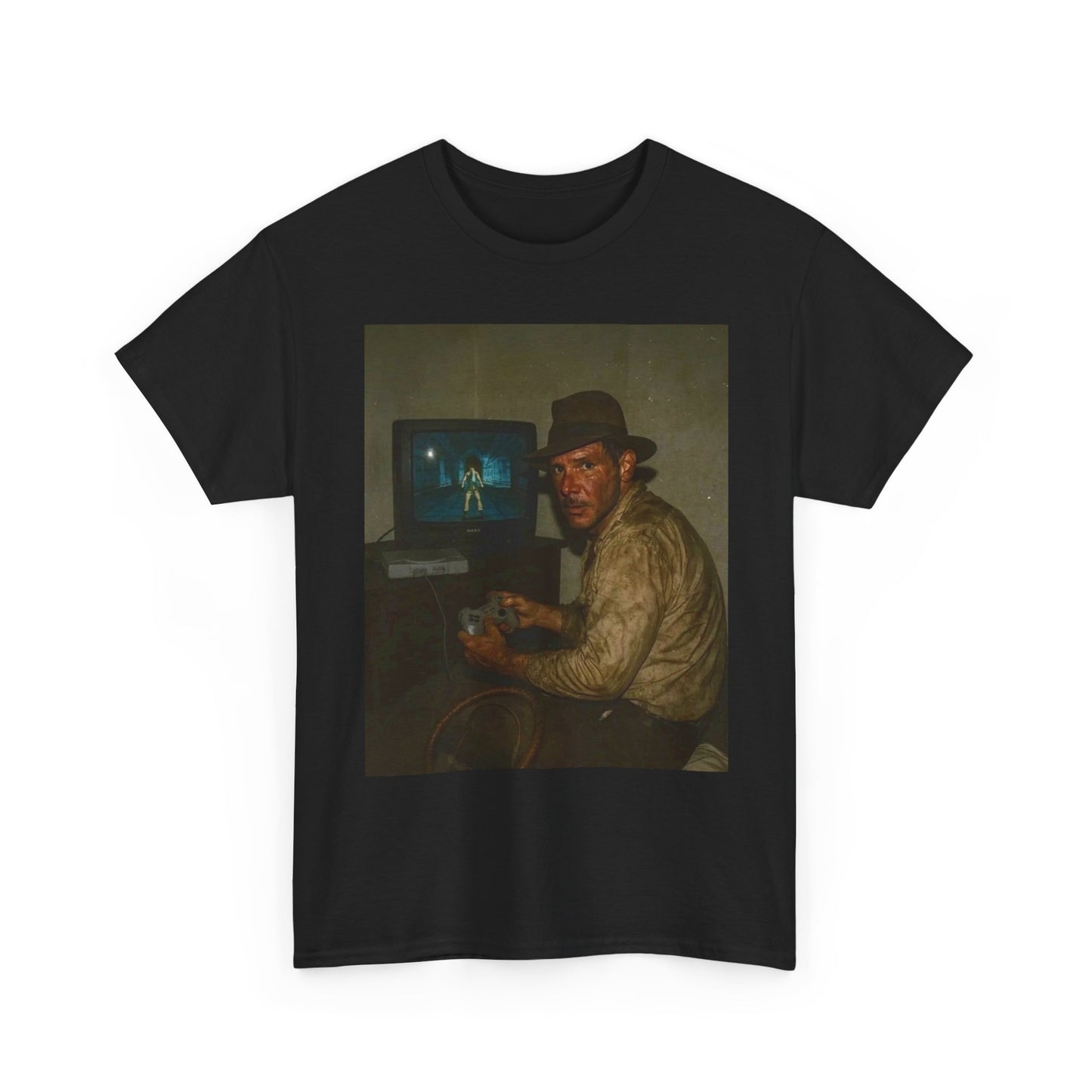 Indiana Jones Funny T Shirt Graphic Unisex Heavy Cotton Tee NEW GIFT