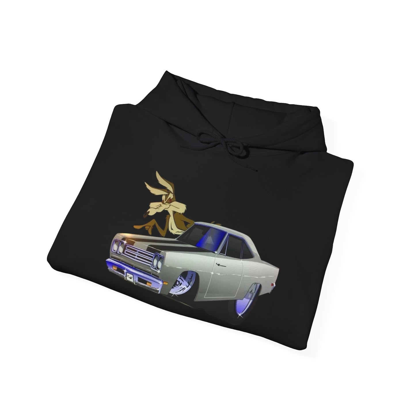 Plymouth Roadrunner Classic Graphic Hoodie NEW Unisex Heavy Hooded Sweatshirt