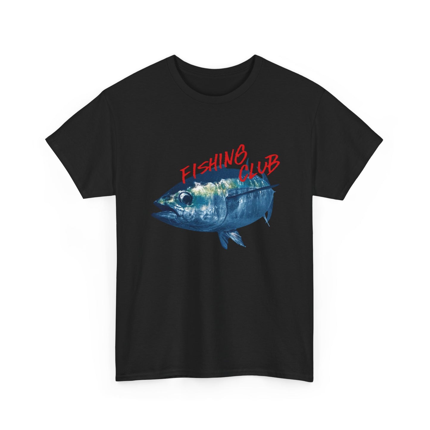 Fishing Club Graphic T Shirt NEW ADULT Unisex Heavy Cotton Tee