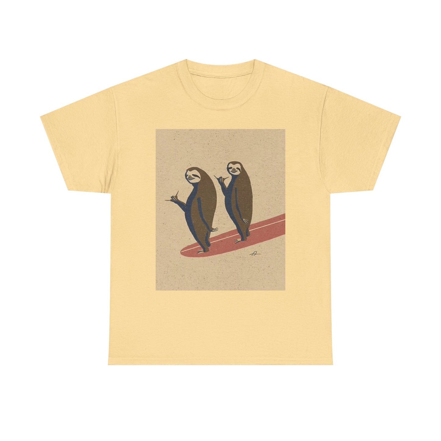 Surfing Graphic T Shirt Funny Multi Color Beach Unisex Heavy Cotton Tee