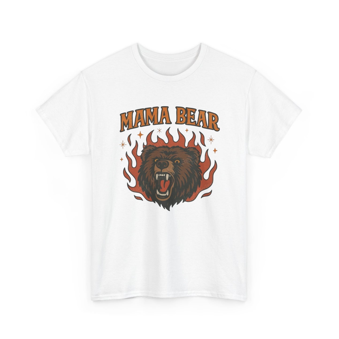 Mama Bear Graphic T Shirt NEW Unisex Heavy Cotton Tee