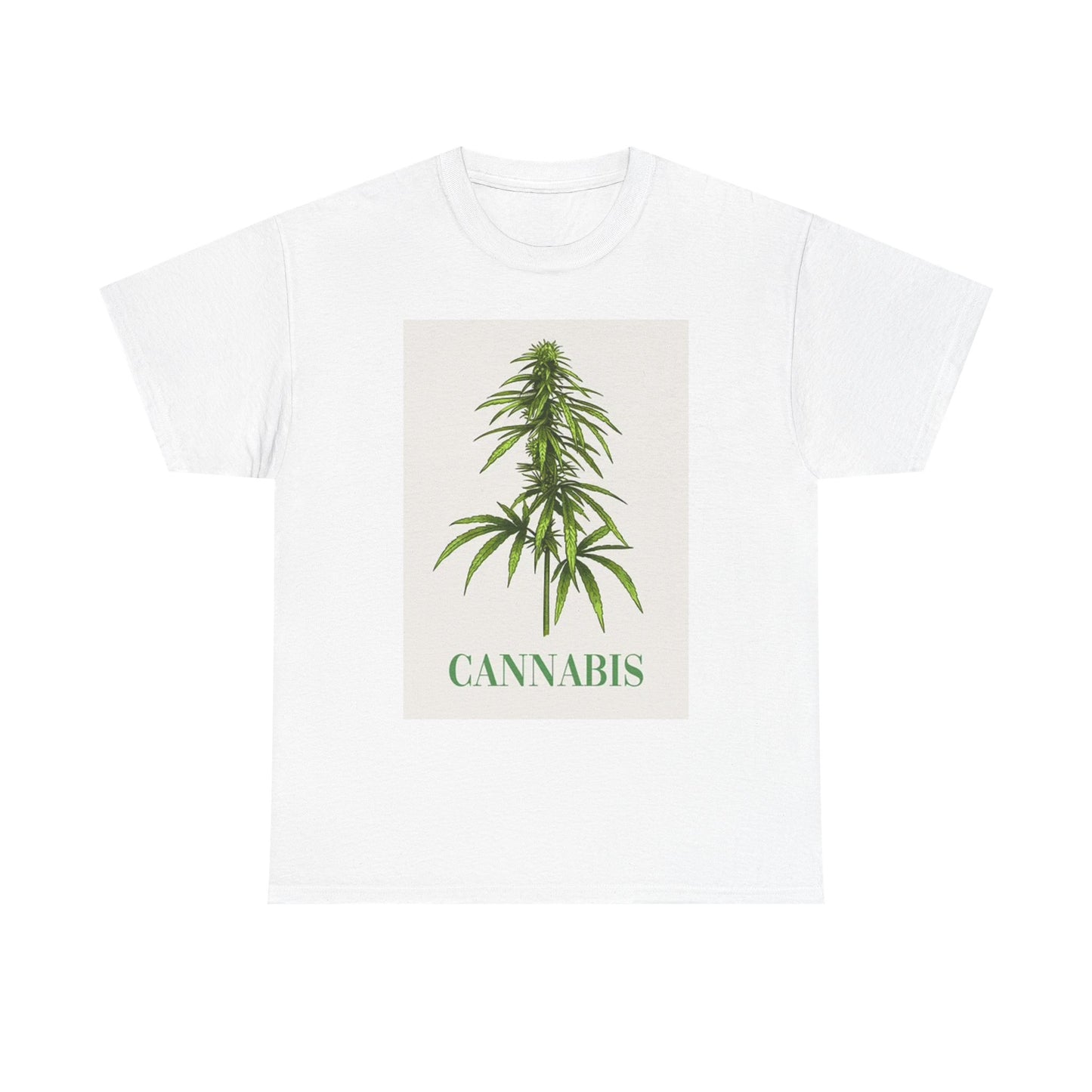Cannabis Graphic T Shirt Vintage Weed Plant Cali Vintage Unisex Heavy Cotton Tee