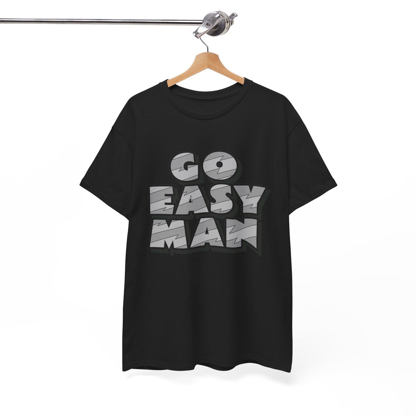 Go Easy Man Graphic T Shirt Unisex Heavy Cotton Tee