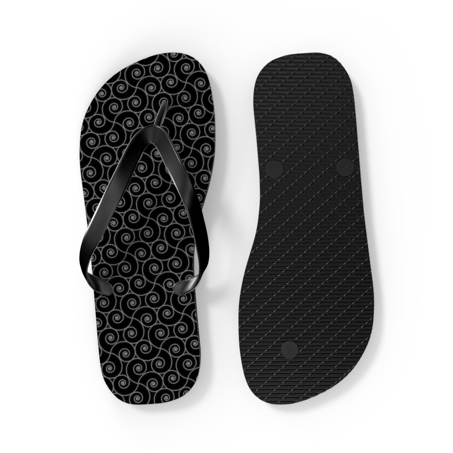 Black And White Flip Flops, Sandals Slides, Summer Footwear, Brand New