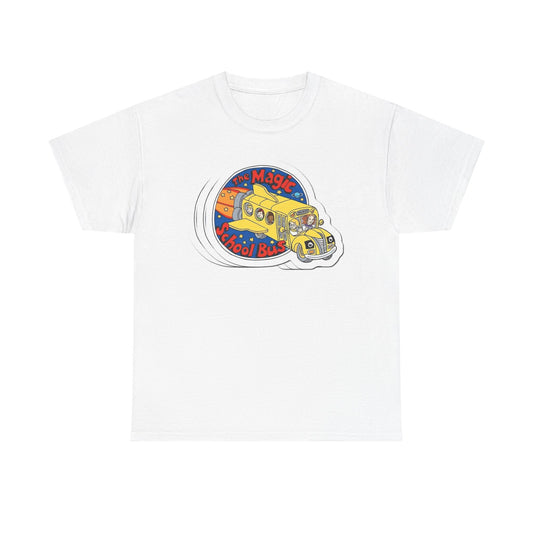 The Magic School Bus Graphic T Shirt Retro Unisex Heavy Cotton Tee