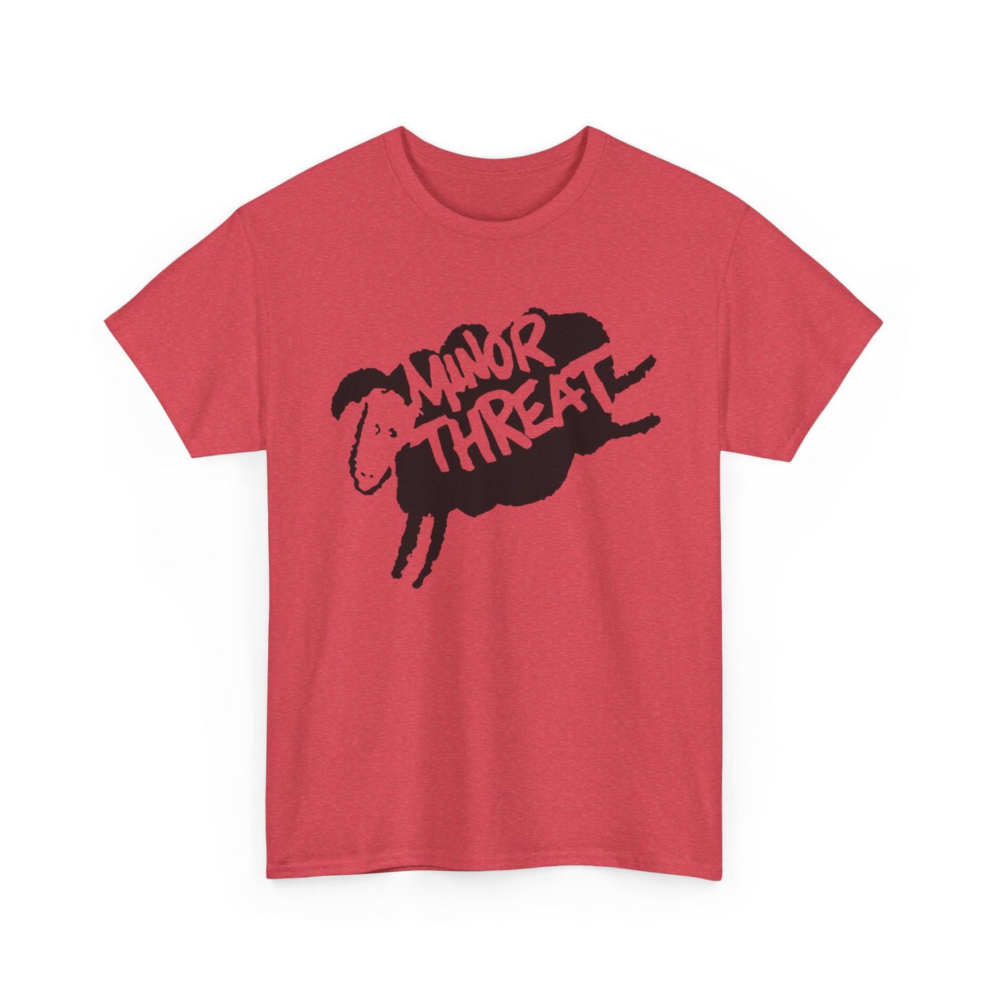 Minor Threat Sheep Graphic T Shirt Unisex Heavy Cotton Tee