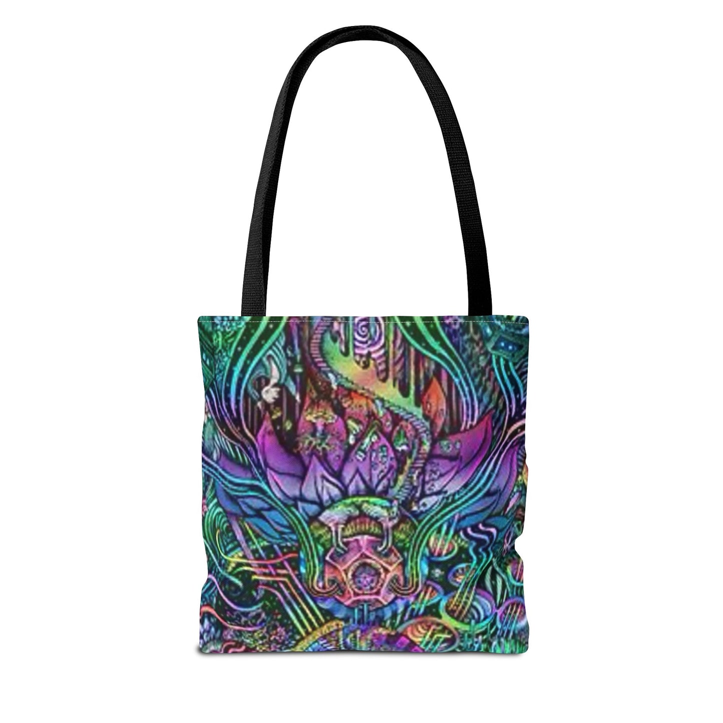 Trippy Rainbow Multi Color BRAND NEW MODERN Tote Bag (AOP)
