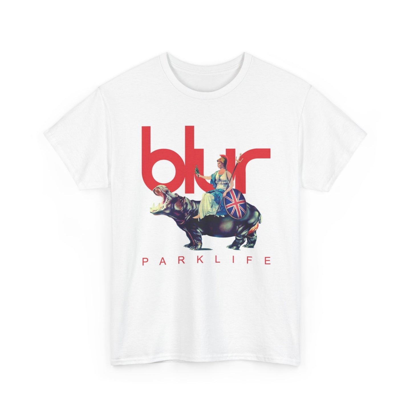 Blur Graphic T Shirt Vintage Unisex Heavy Cotton Tee Retro Rock
