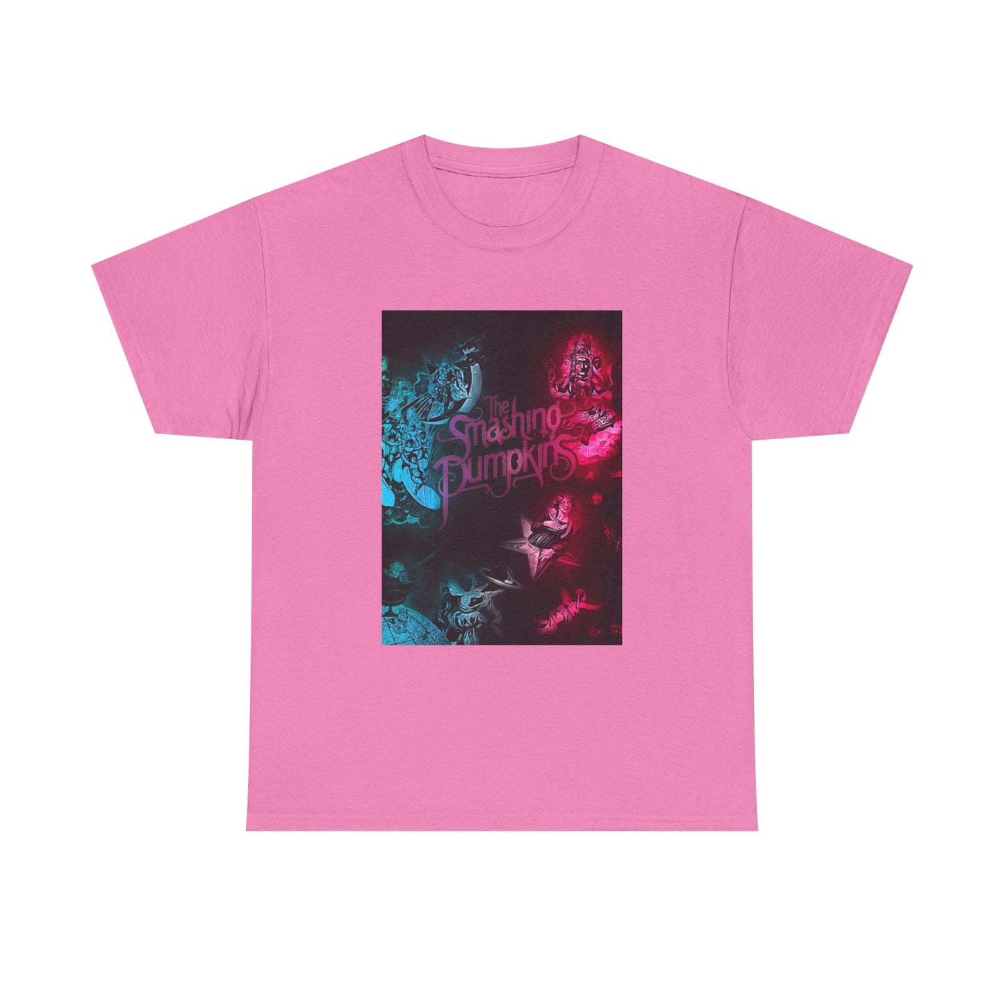 The Smashing Pumpkins Tshirt Vintage Merch Neon Unisex Heavy Cotton Tee