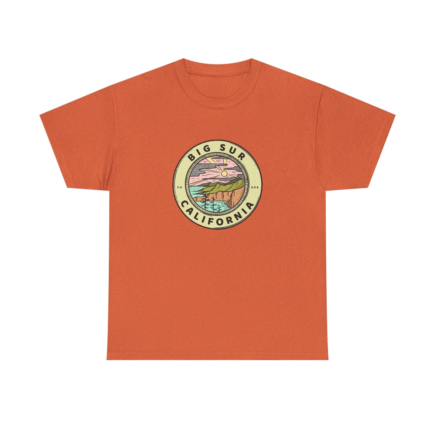 Big Sur California Graphic T Shirt NEW Adult Tee