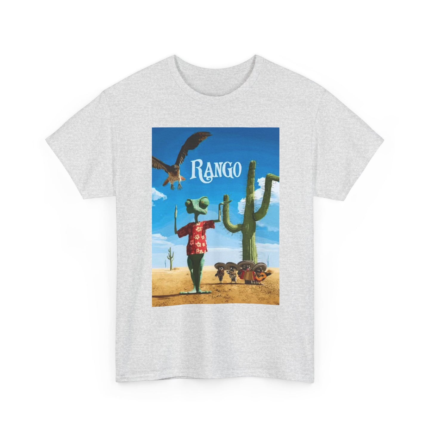 Rango T Shirt BRAND NEW Apparel Unisex Heavy Cotton Tee