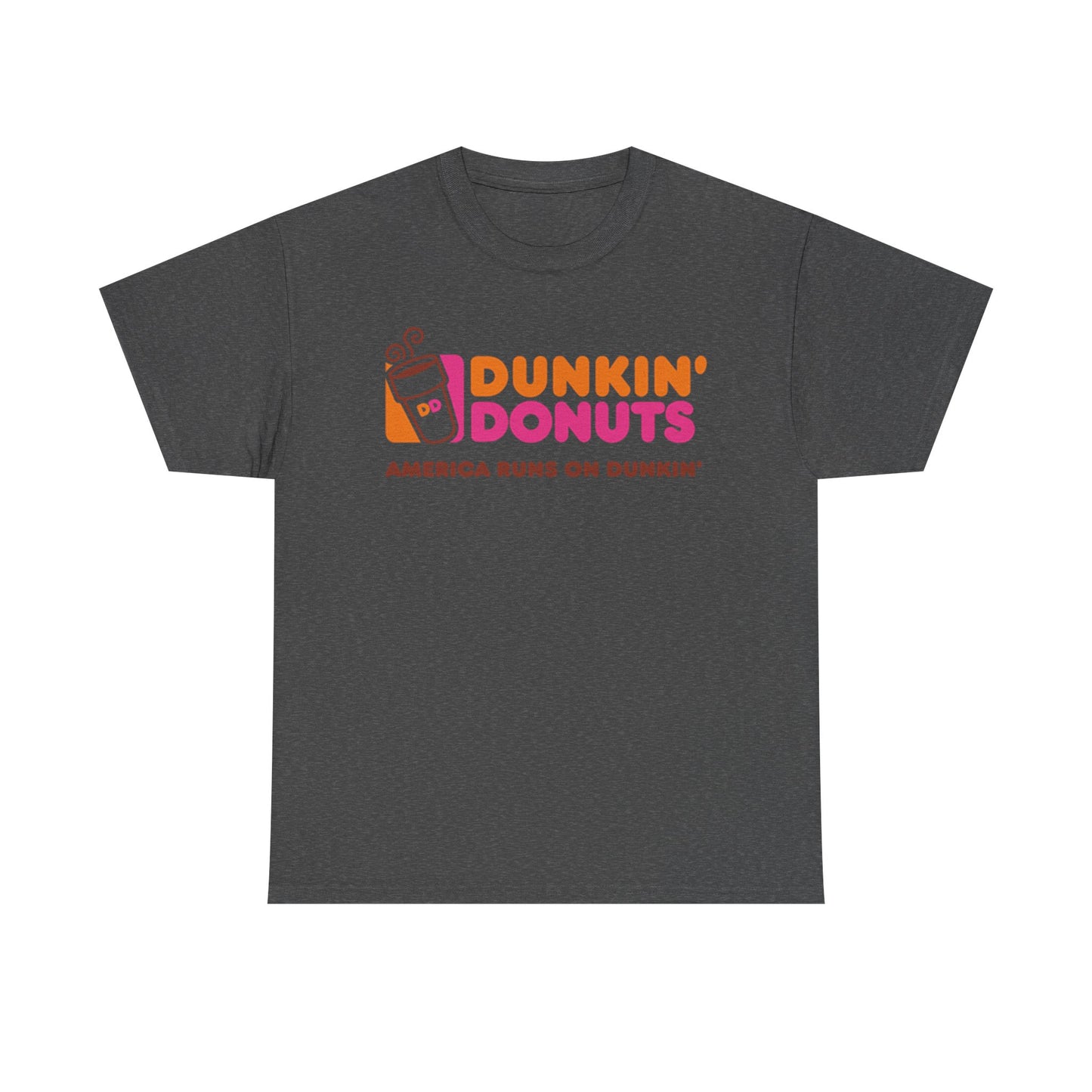 Dunkin’ Donuts T-shirt vintage Boston coffee gift retro Unisex Heavy Cotton Tee