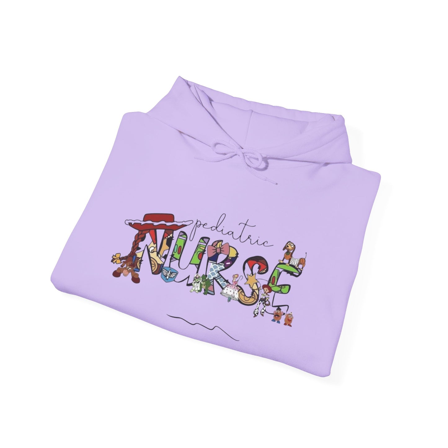 Pediatric Nurse Cute Graphic Hoodie Unisex Heavy Blend™ Hooded Sweatshirt