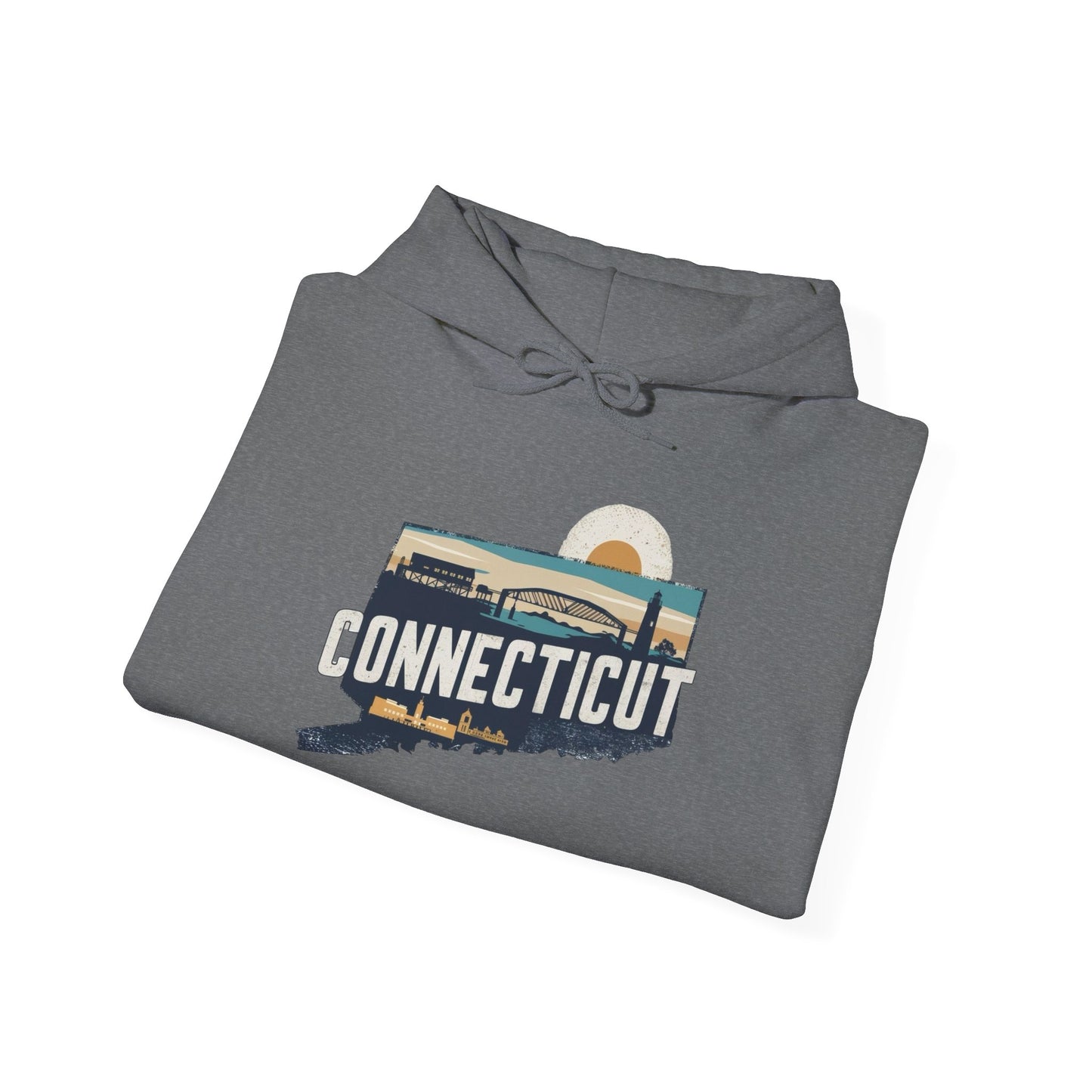 Connecticut Graphic Hoodie Hooded NEW Sweatshirt Adult